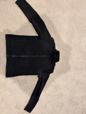 Lululemon Black Full Zip Jacket (Visible Logo on Zipper) Large